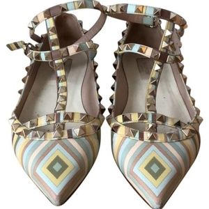 Valentino Rockstud Ballet Flats
